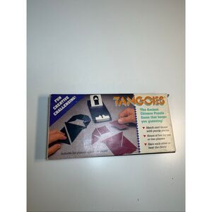 1991 Tangoes Puzzle Game Rex Games Tangram Travel Brain Teaser Vintage, sealed c